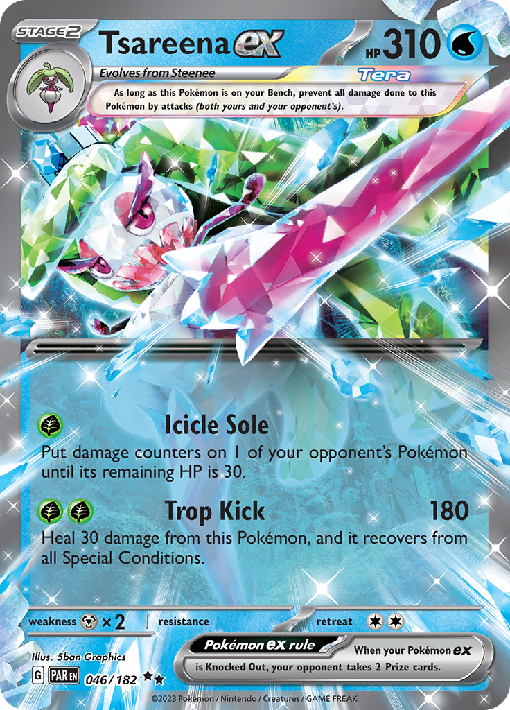 Tsareena ex (046/182) [Scarlet & Violet: Paradox Rift] Pokémon