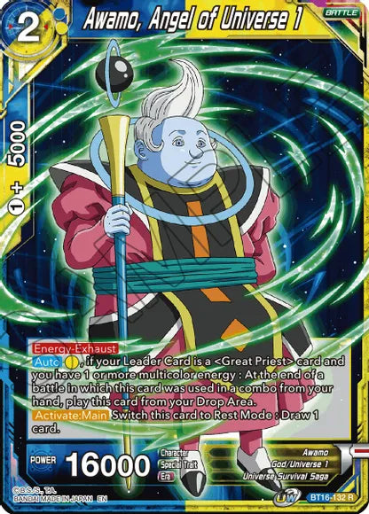 Awamo, Angel of Universe 1 (BT16-132) [Realm of the Gods] Dragon Ball Super