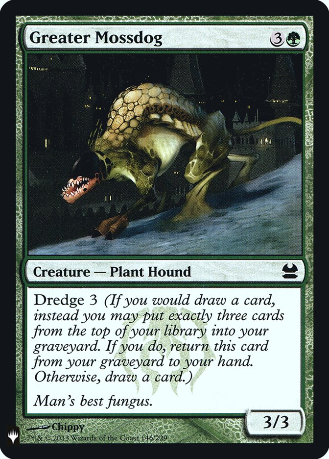 Greater Mossdog [Mystery Booster] Magic: The Gathering
