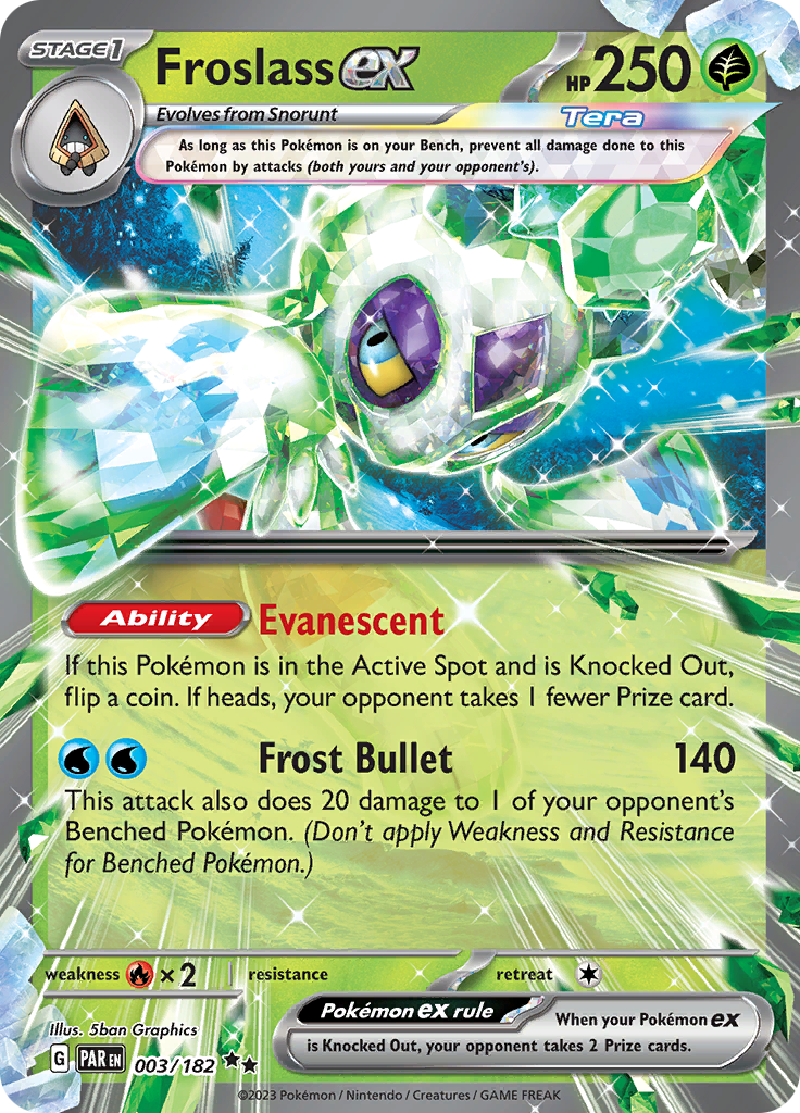 Froslass ex (003/182) [Scarlet & Violet: Paradox Rift] Pokémon