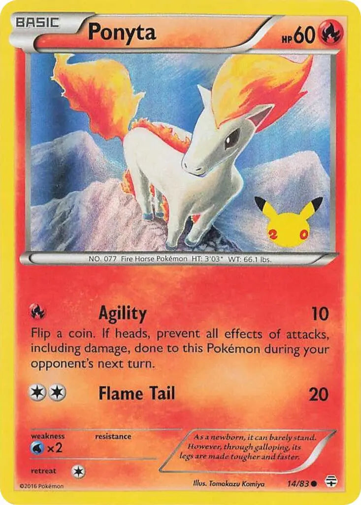 Ponyta (014/083) [Celebrations: 25th Anniversary] Pokémon