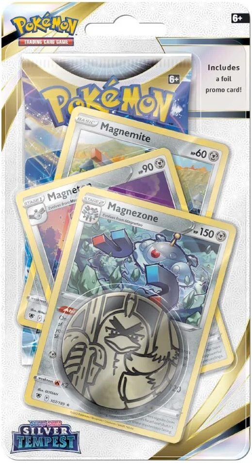 Sword & Shield: Silver Tempest - Single Pack Blister (Magnezone, Magneton, Magnemite) Pokémon