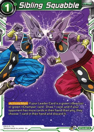 Sibling Squabble (BT16-067) [Realm of the Gods] Dragon Ball Super