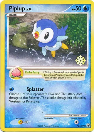 Piplup (72/100) [Countdown Calendar Promos] Pokémon