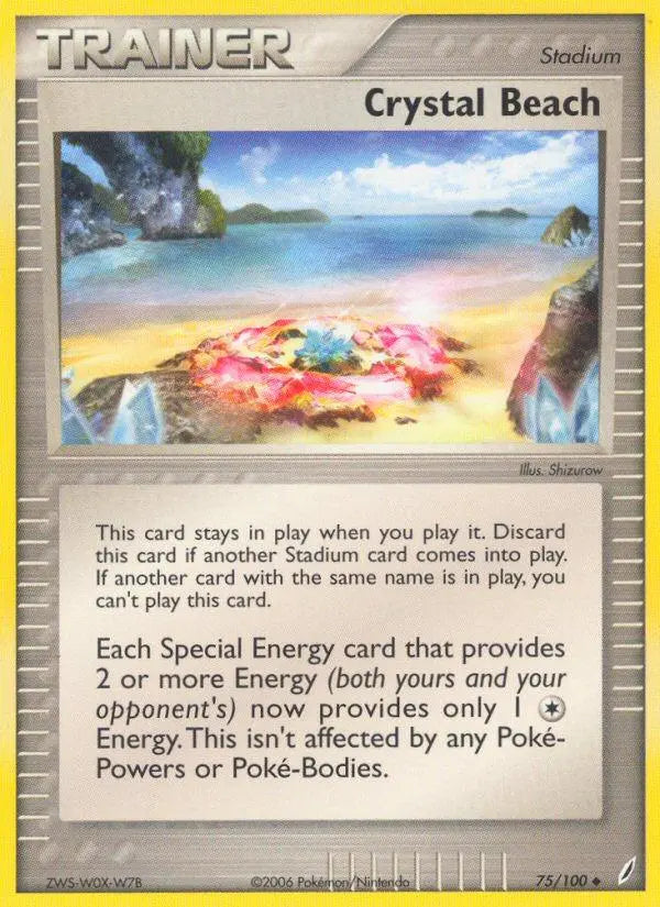 Crystal Beach (75/100) [EX: Crystal Guardians] Pokémon