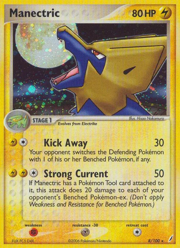 Manectric (8/100) [EX: Crystal Guardians] Pokémon