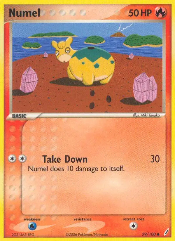 Numel (59/100) [EX: Crystal Guardians] Pokémon