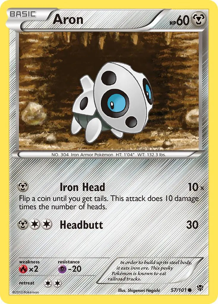 Aron (57/101) [Black & White: Plasma Blast] Pokémon