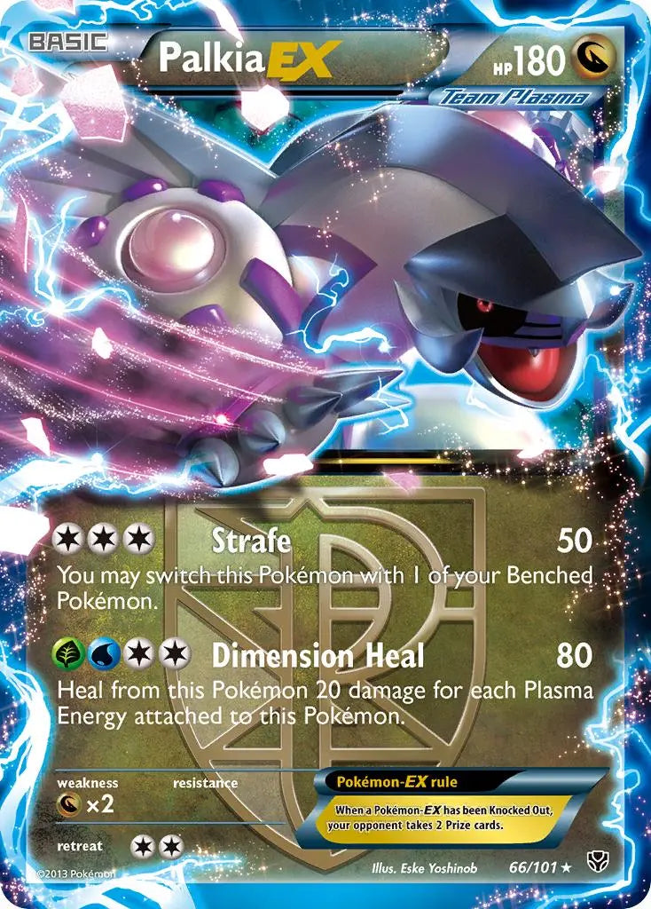 Palkia EX (66/101) [Black & White: Plasma Blast] Pokémon