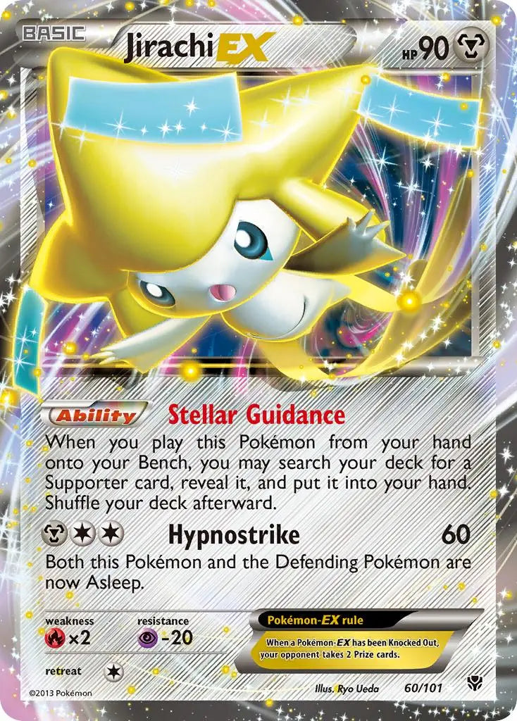 Jirachi EX (60/101) [Black & White: Plasma Blast] Pokémon