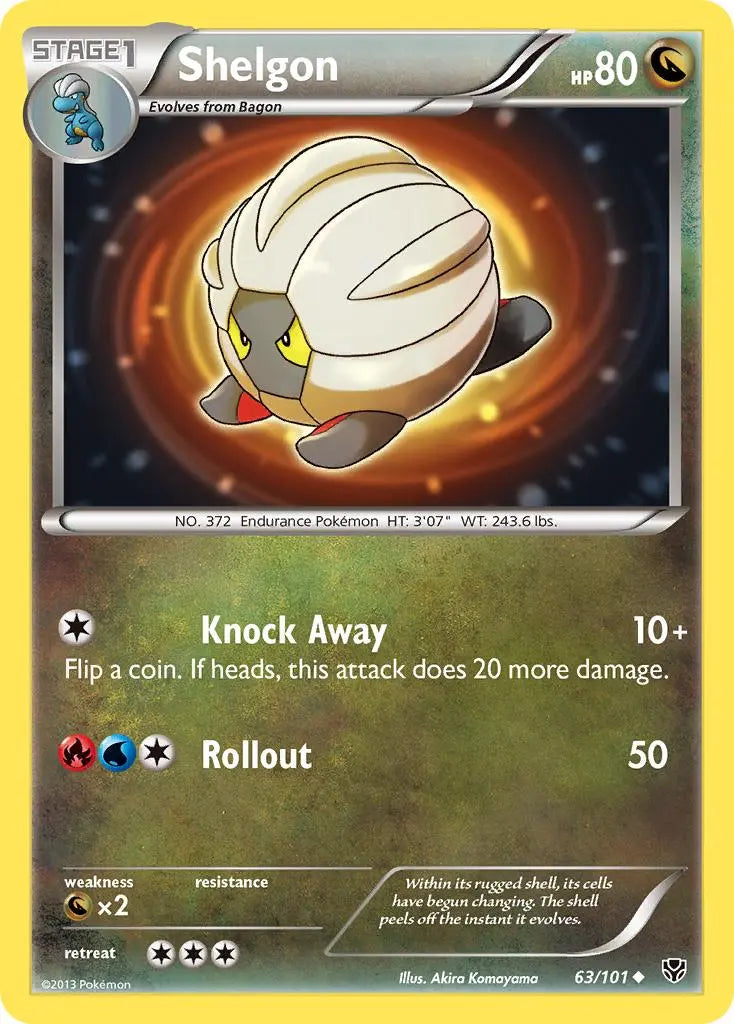 Shelgon (63/101) [Black & White: Plasma Blast] Pokémon