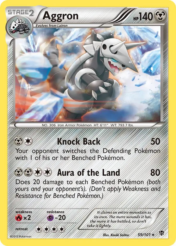 Aggron (59/101) [Black & White: Plasma Blast] Pokémon