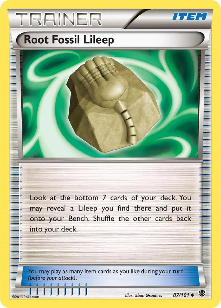 Root Fossil Lileep (87/101) [Black & White: Plasma Blast] Pokémon