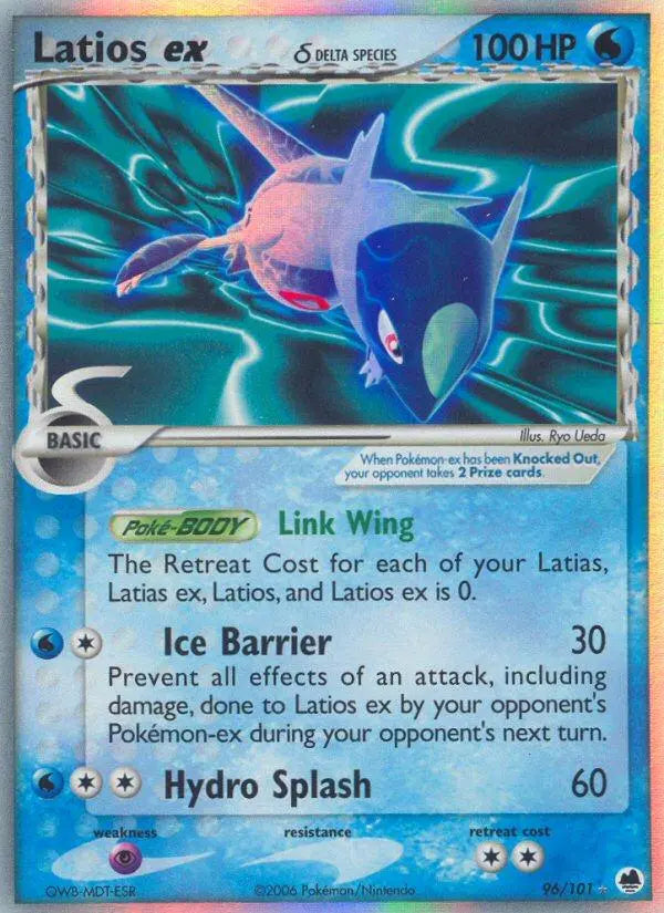 Latios ex (96/101) (Delta Species) [EX: Dragon Frontiers] Pokémon