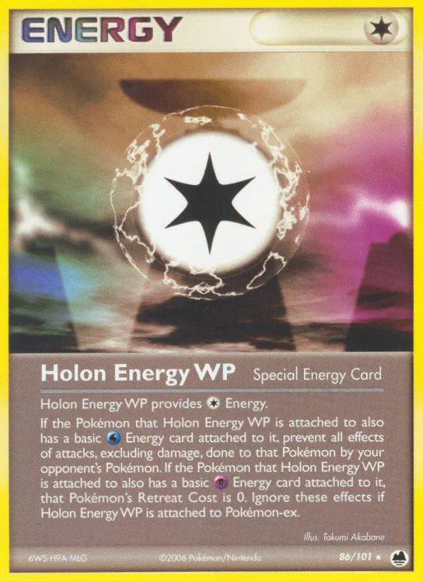 Holon Energy WP (86/101) [EX: Dragon Frontiers] Pokémon