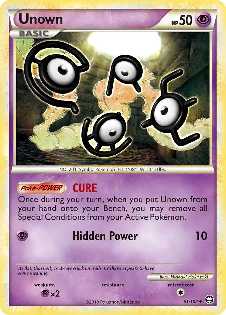 Unown (51/102) [HeartGold & SoulSilver: Triumphant] Pokémon