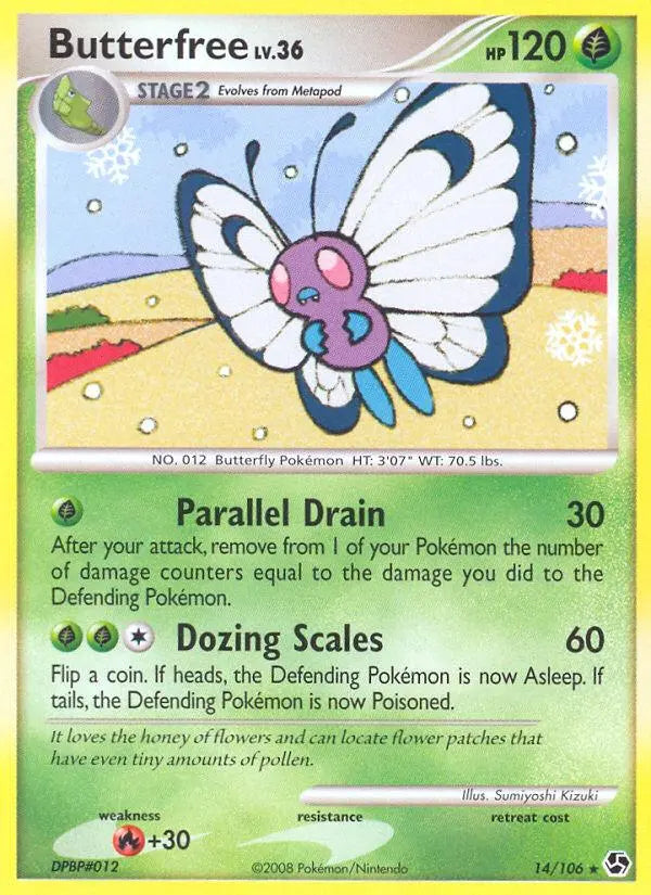 Butterfree (14/106) [Diamond & Pearl: Great Encounters] Pokémon