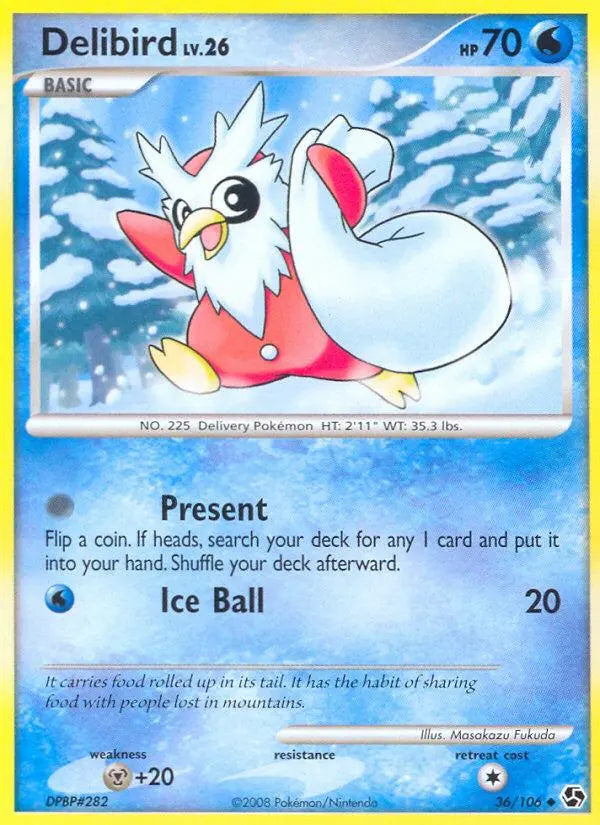 Delibird (36/106) [Diamond & Pearl: Great Encounters] Pokémon