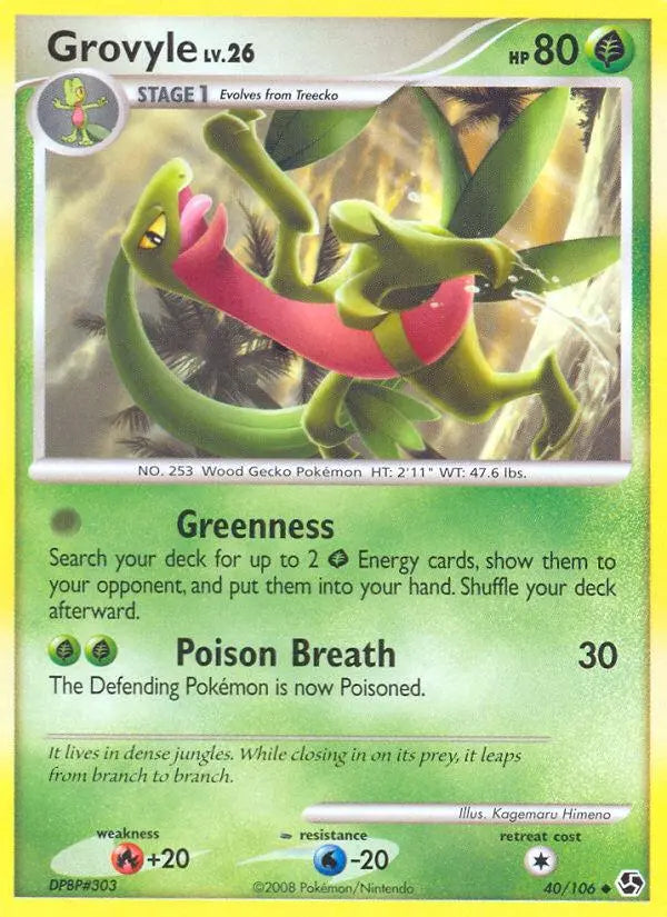 Grovyle (40/106) [Diamond & Pearl: Great Encounters] Pokémon