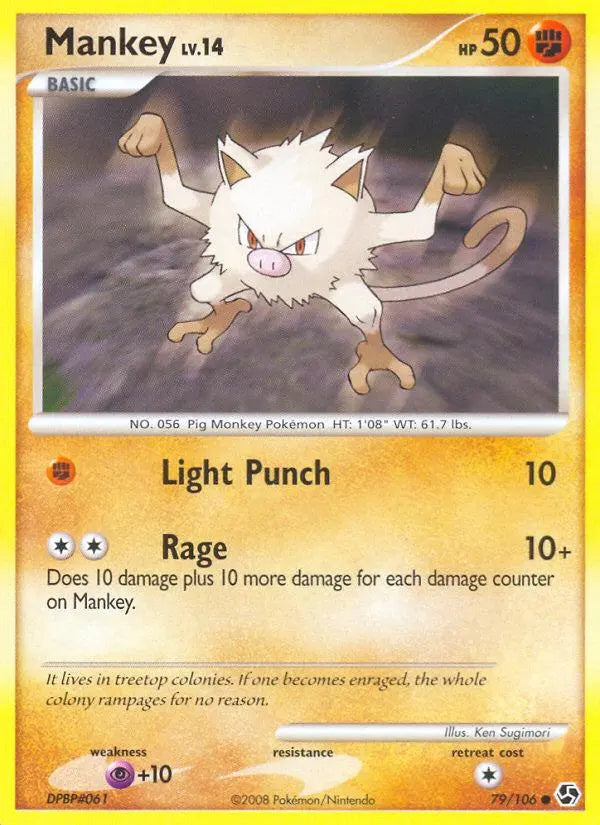 Mankey (79/106) [Diamond & Pearl: Great Encounters] Pokémon