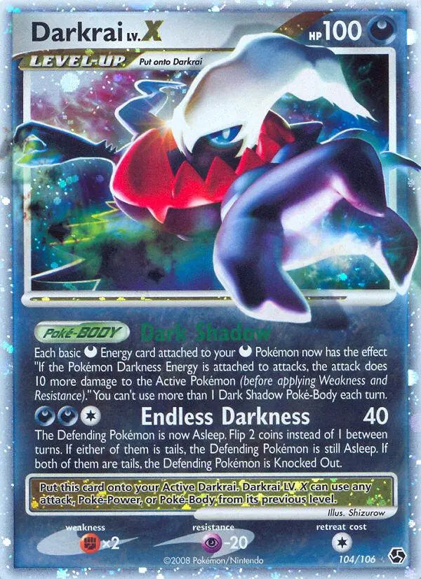 Darkrai LV.X (104/106) [Diamond & Pearl: Great Encounters] Pokémon