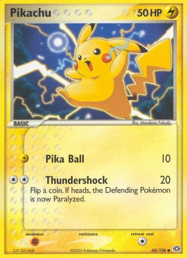 Pikachu (60/106) [EX: Emerald] Pokémon