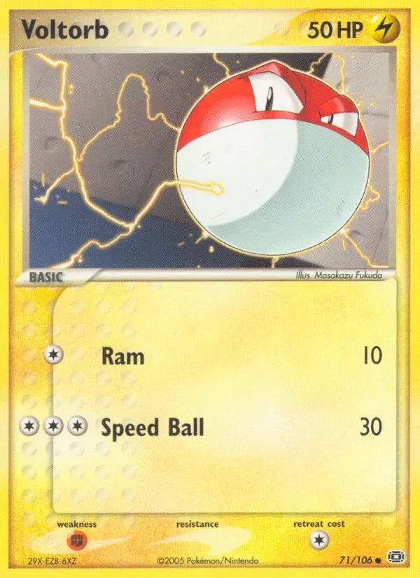 Voltorb (71/106) [EX: Emerald] Pokémon