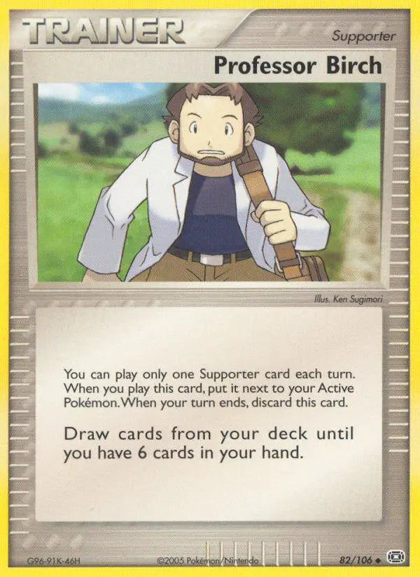 Professor Birch (82/106) [EX: Emerald] Pokémon