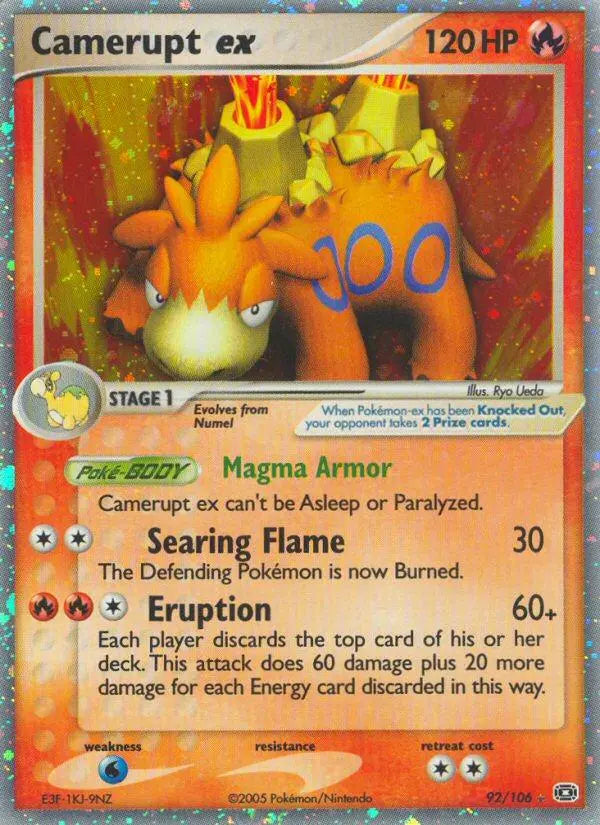 Camerupt ex (92/106) [EX: Emerald] Pokémon