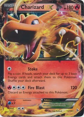 Charizard EX (11/106) (Jumbo Card) [XY: Flashfire] Pokémon