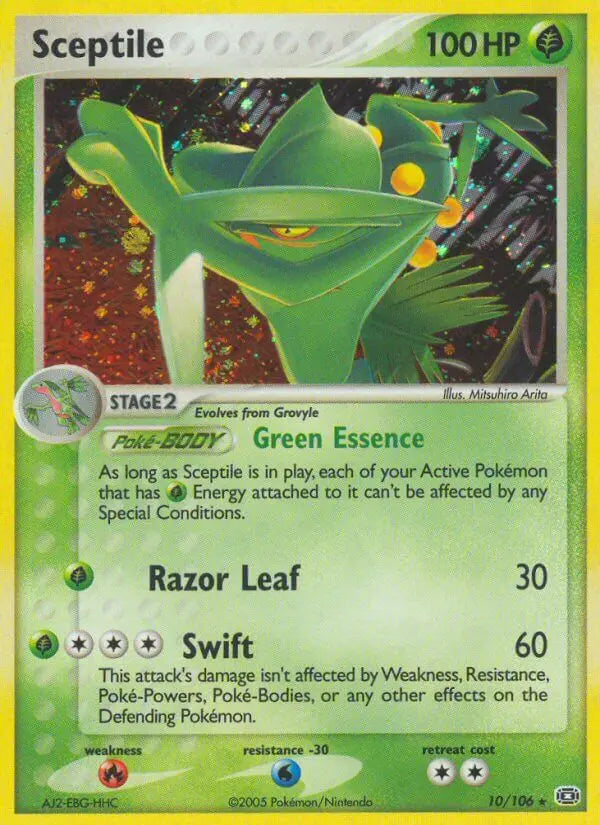 Sceptile (10/106) (Theme Deck Exclusive) [EX: Emerald] Pokémon