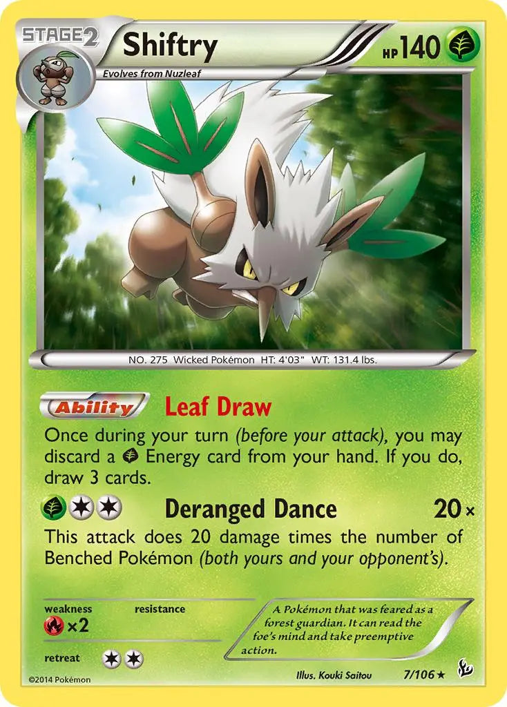 Shiftry (7/106) [XY: Flashfire] Pokémon