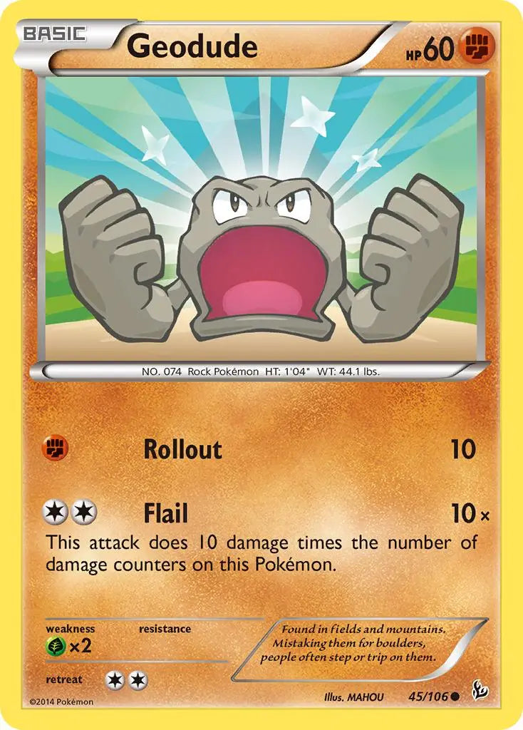 Geodude (45/106) [XY: Flashfire] Pokémon