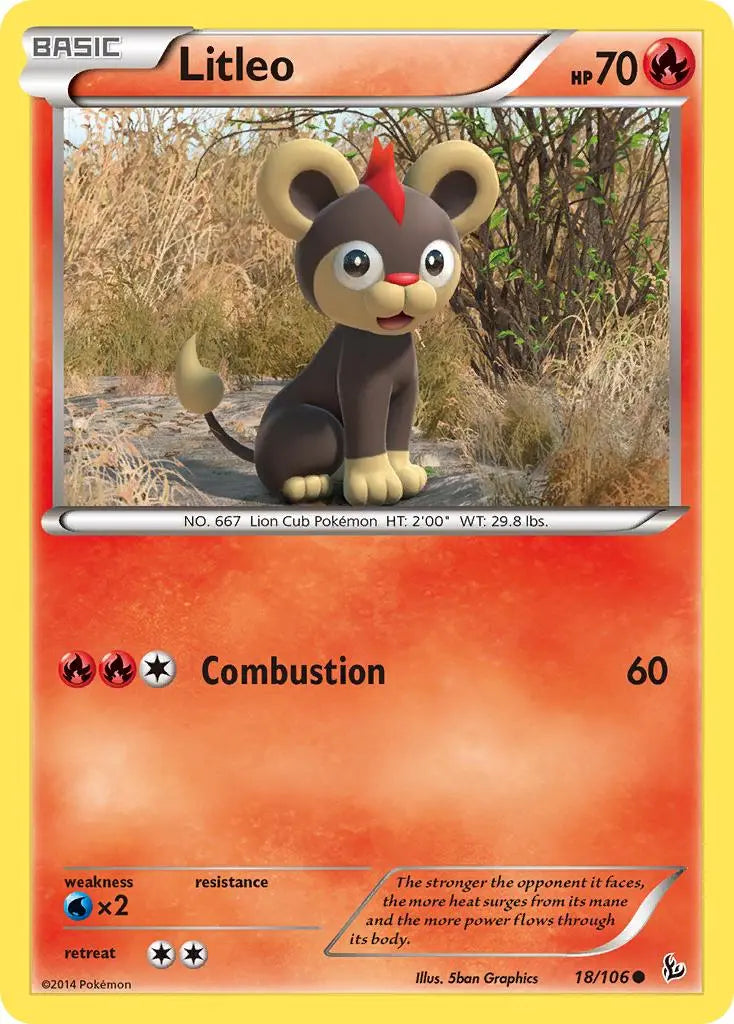 Litleo (18/106) [XY: Flashfire] Pokémon
