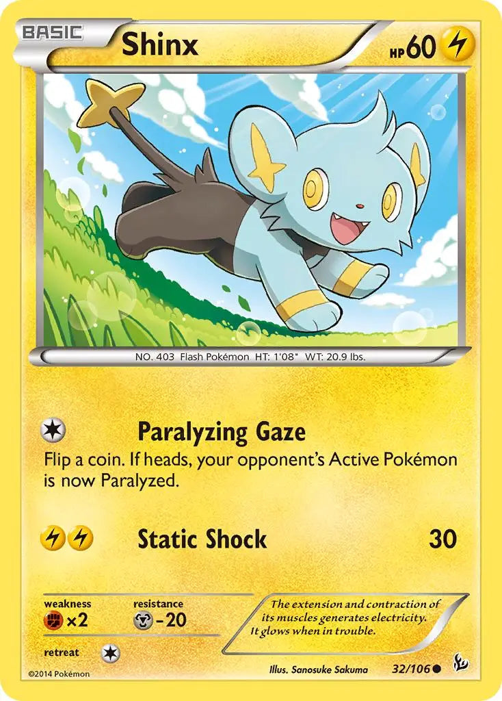 Shinx (32/106) [XY: Flashfire] Pokémon