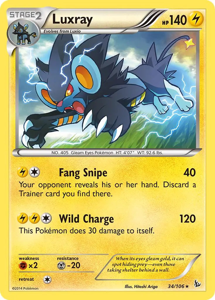 Luxray (34/106) [XY: Flashfire] Pokémon