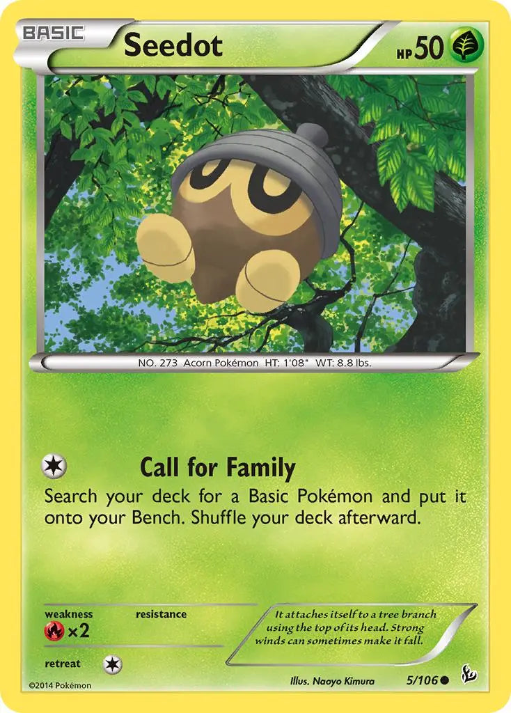 Seedot (5/106) [XY: Flashfire] Pokémon