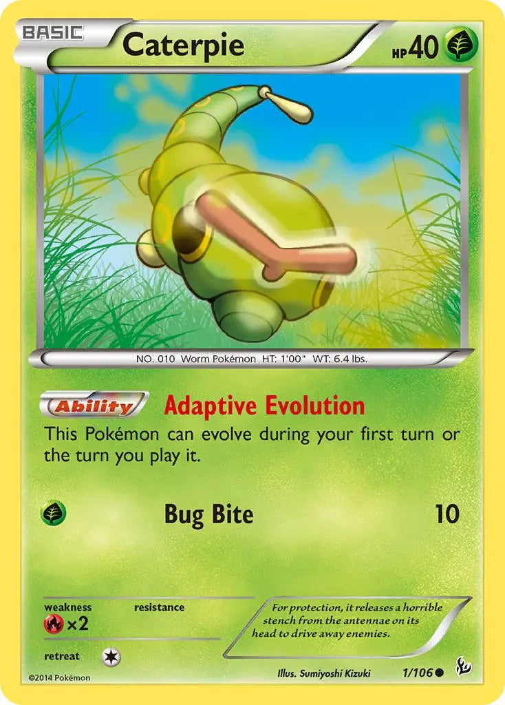 Caterpie (1/106) [XY: Flashfire] Pokémon