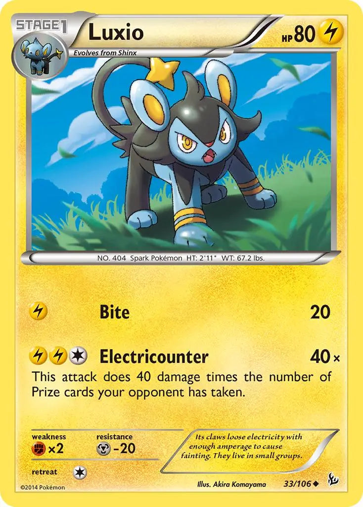 Luxio (33/106) [XY: Flashfire] Pokémon