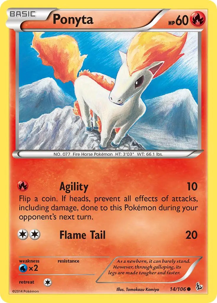 Ponyta (14/106) [XY: Flashfire] Pokémon
