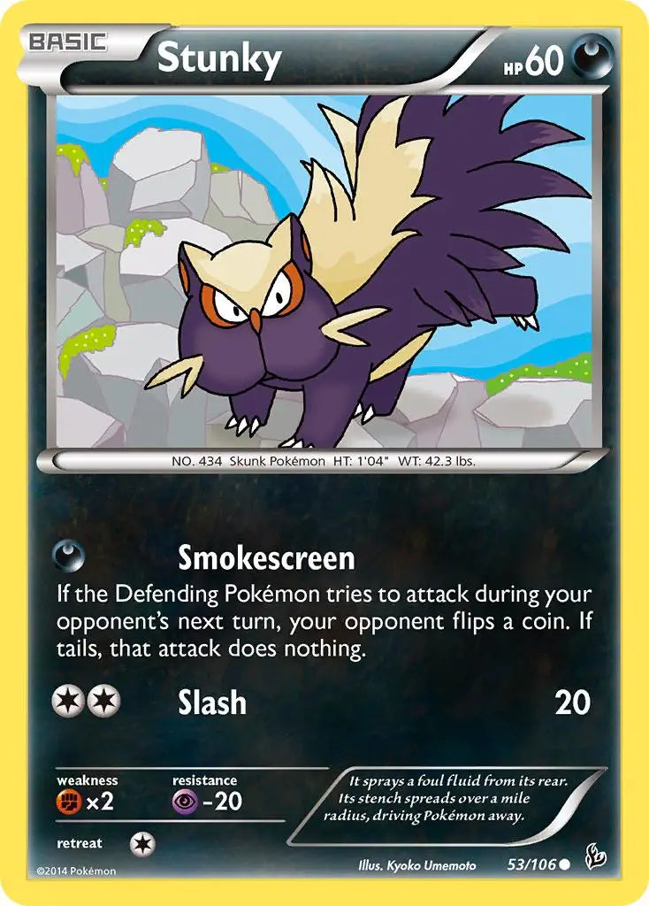 Stunky (53/106) [XY: Flashfire] Pokémon