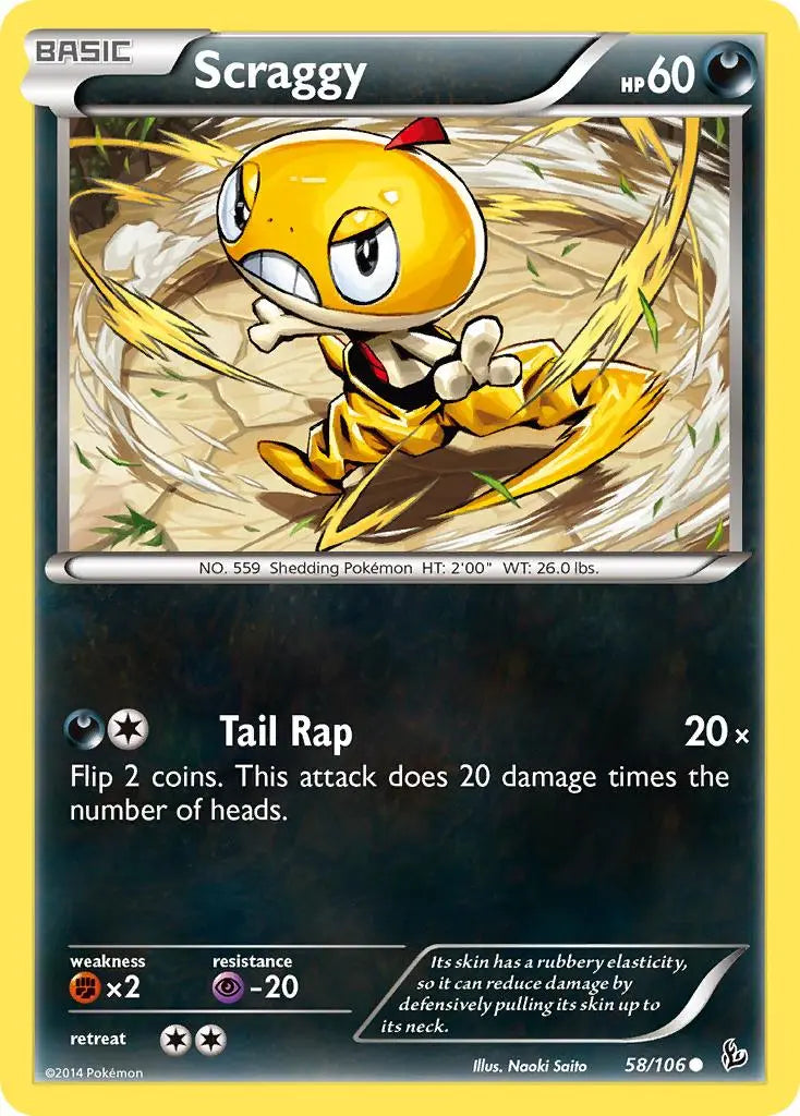 Scraggy (58/106) [XY: Flashfire] Pokémon