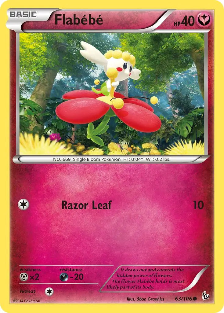 Flabebe (63/106) [XY: Flashfire] Pokémon