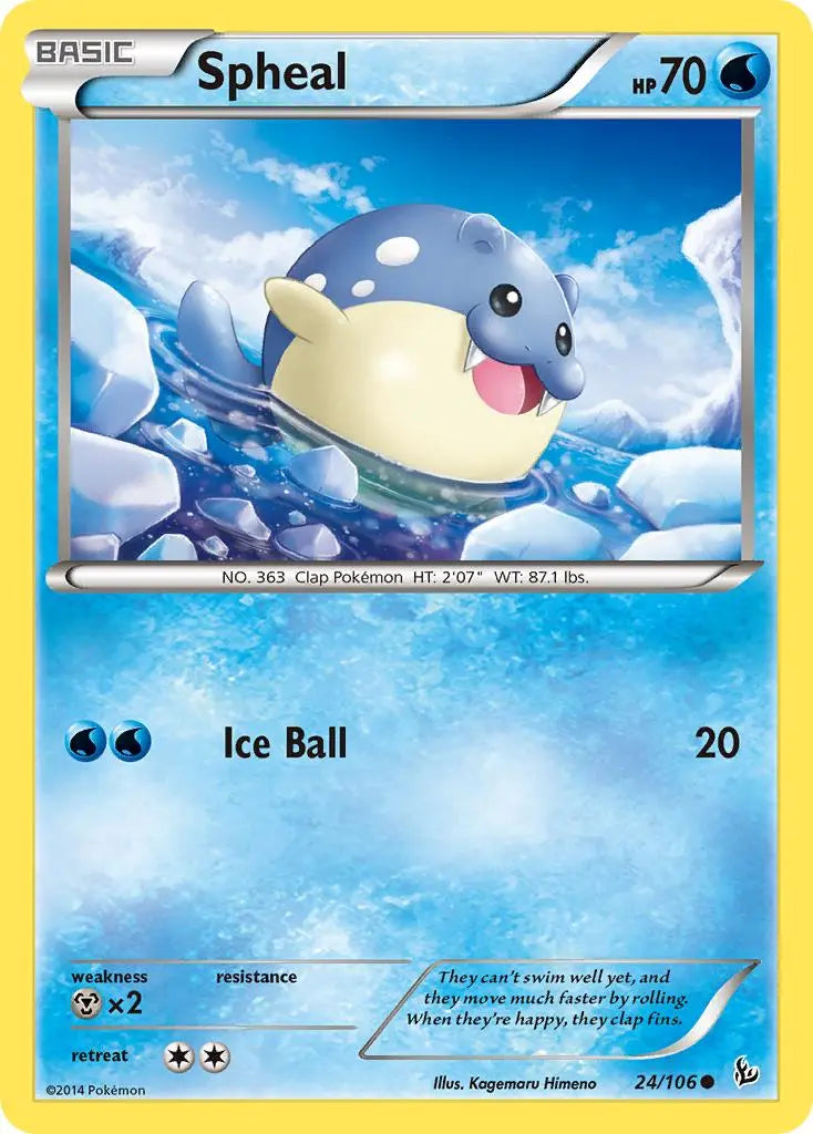 Spheal (24/106) [XY: Flashfire] Pokémon