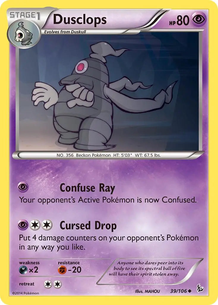 Dusclops (39/106) [XY: Flashfire] Pokémon