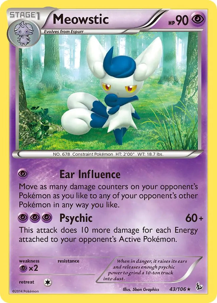 Meowstic (43/106) [XY: Flashfire] Pokémon