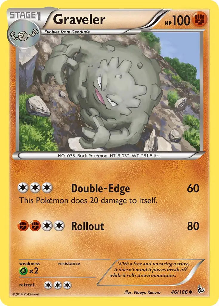 Graveler (46/106) [XY: Flashfire] Pokémon