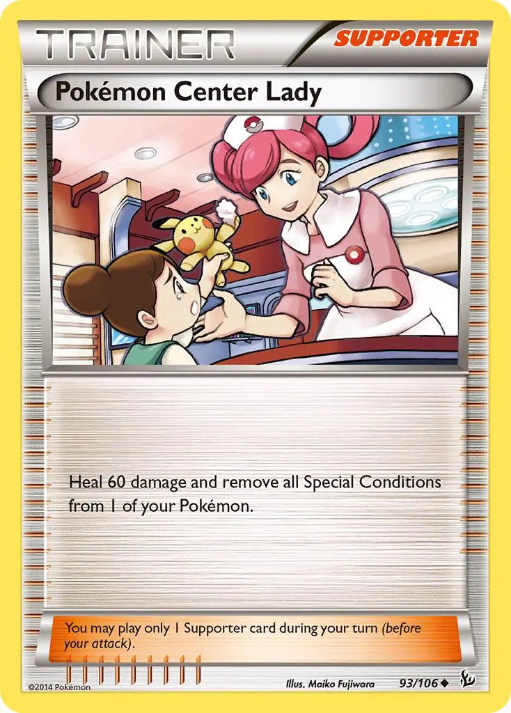 Pokemon Center Lady (93/106) [XY: Flashfire] Pokémon