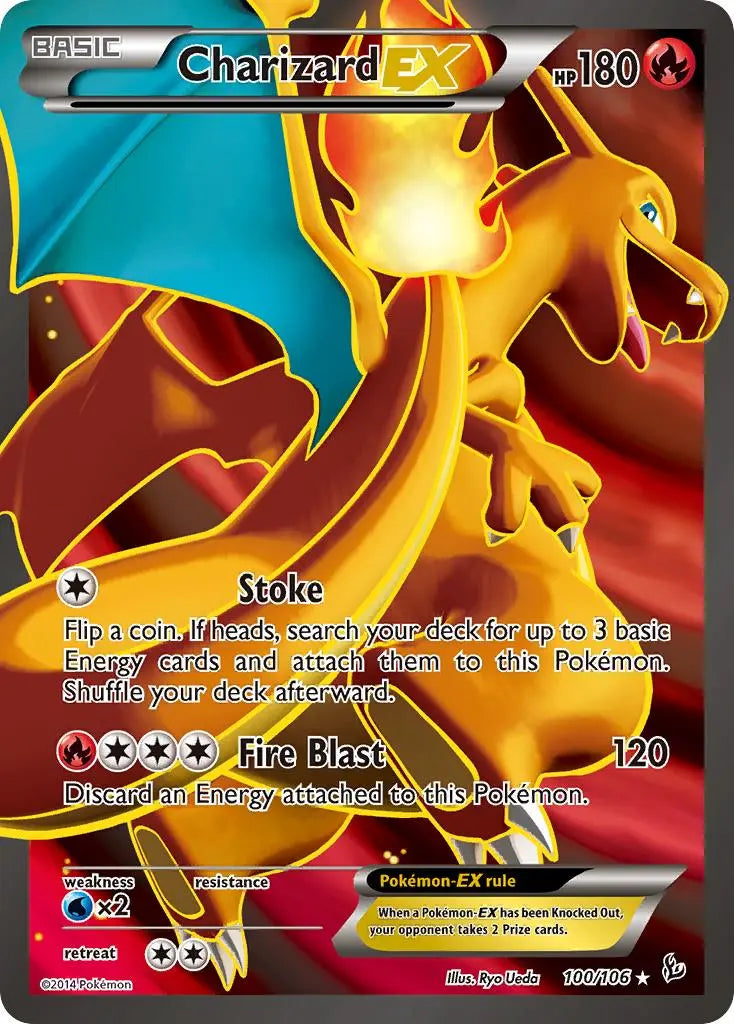 Charizard EX (100/106) [XY: Flashfire] Pokémon
