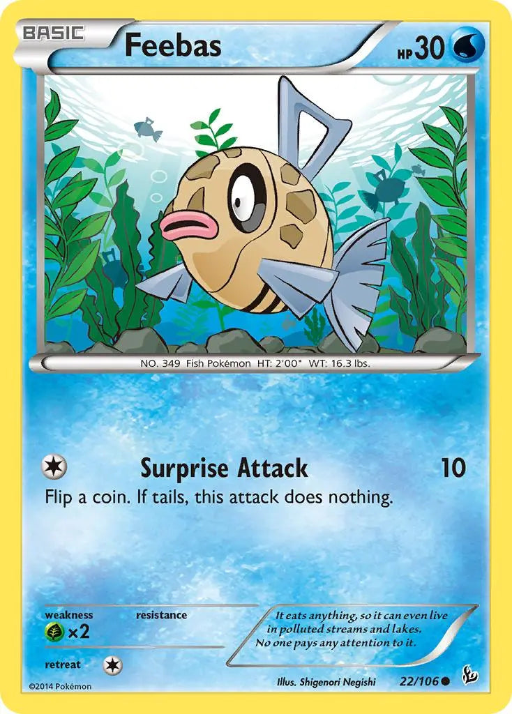 Feebas (22/106) [XY: Flashfire] Pokémon